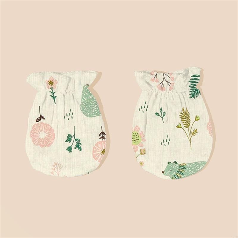 1 Pair Newborns Cotton Mittens - Skincare Newborn ulasan dan harga