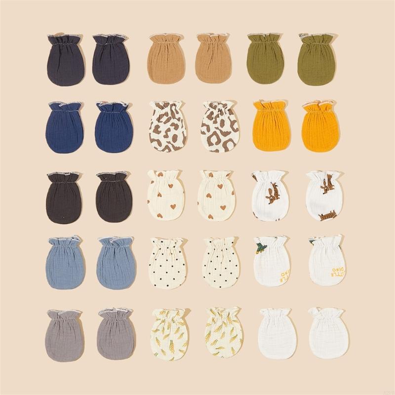 1 Pair Newborns Cotton Mittens - Skincare Newborn ulasan dan harga