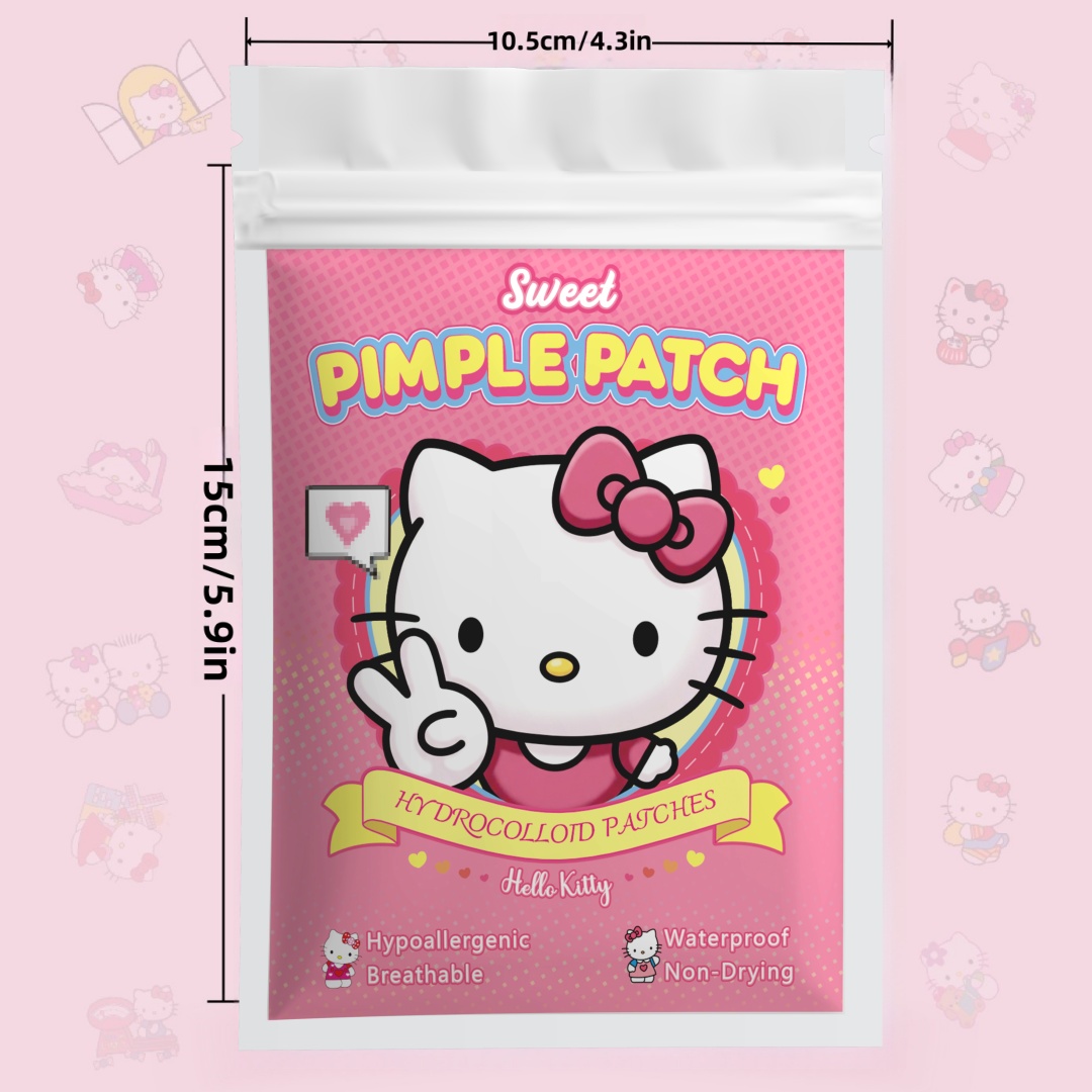 48/120PCS hello kitty Acne pat - Hydrocolloid Acne Patch ulasan dan harga