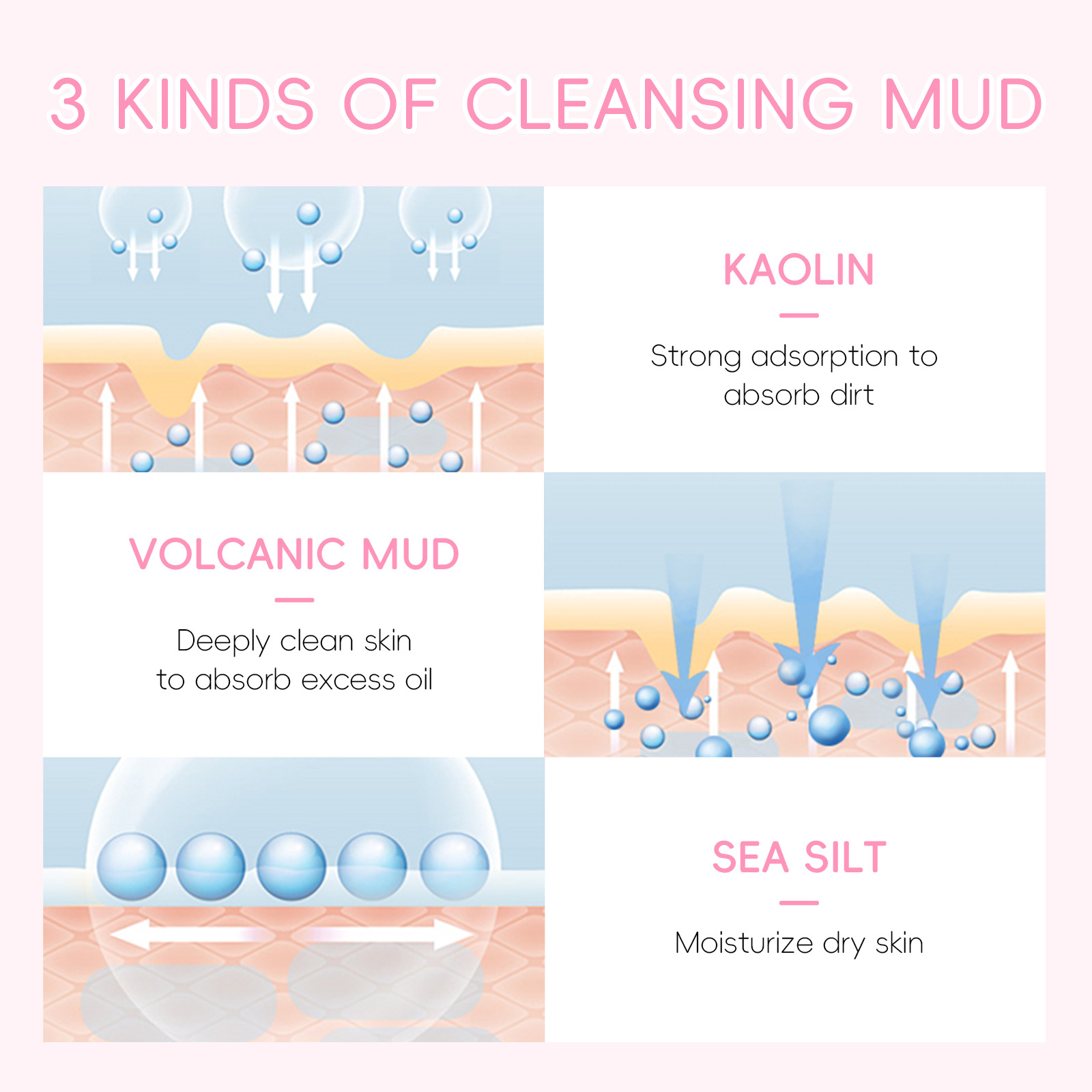 Sakura Mask For Face Cleaning  - Skincare Oily Skin ulasan dan harga