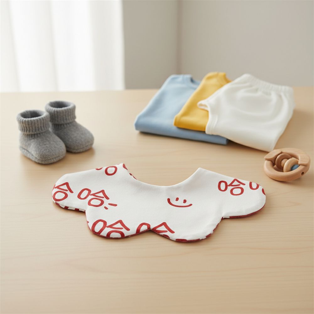 Cartoon Baby Feeding Bib Two-s - Skincare Newborn ulasan dan harga