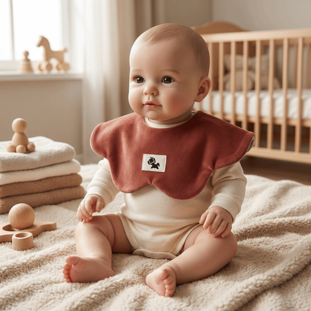 Cartoon Baby Feeding Bib Two-s - Skincare Newborn ulasan dan harga