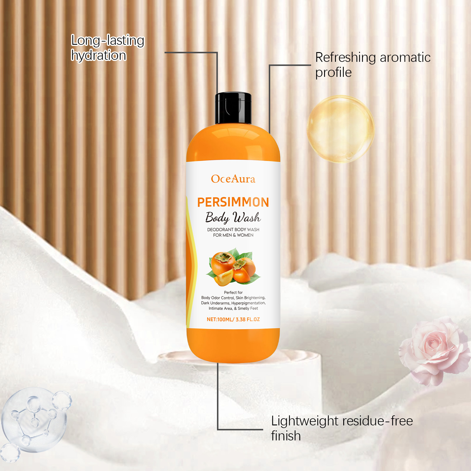 Persimmon Body Wash Remove Dir - Aha Bha Exfoliant ulasan dan harga