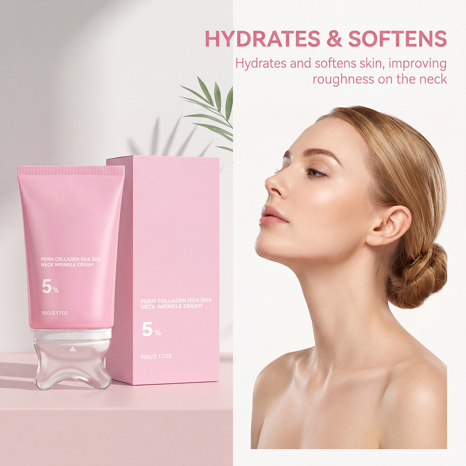 PDRN Pink Collagen Neck Cream  - Peptide Neck Cream ulasan dan harga