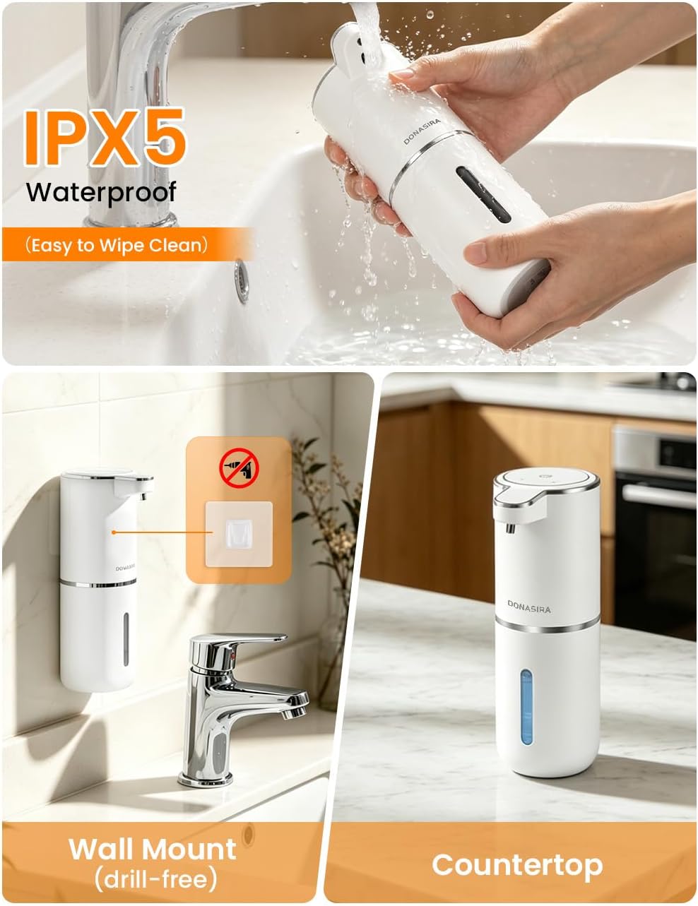 380ML Capacity Light Display 4 - Skincare Viral ulasan dan harga