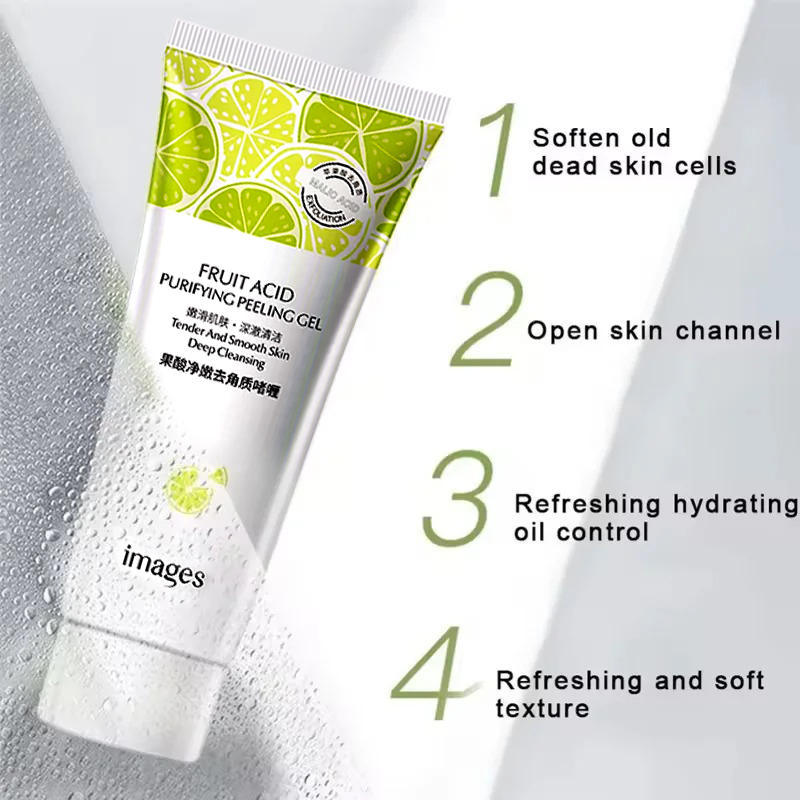 Natural Fruit Acid Peeling Gel - Peptide Neck Cream ulasan dan harga
