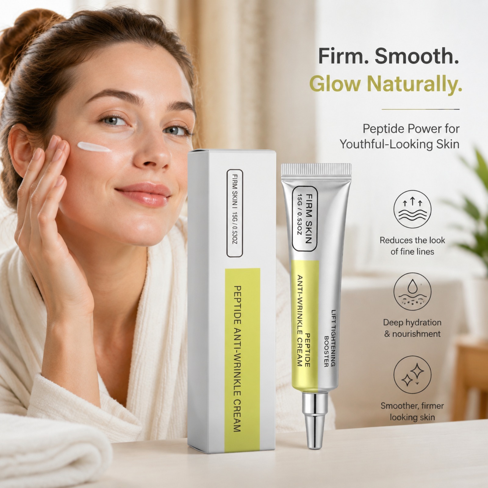 Peptide Retinol Face Cream Fir - Peptide Neck Cream ulasan dan harga