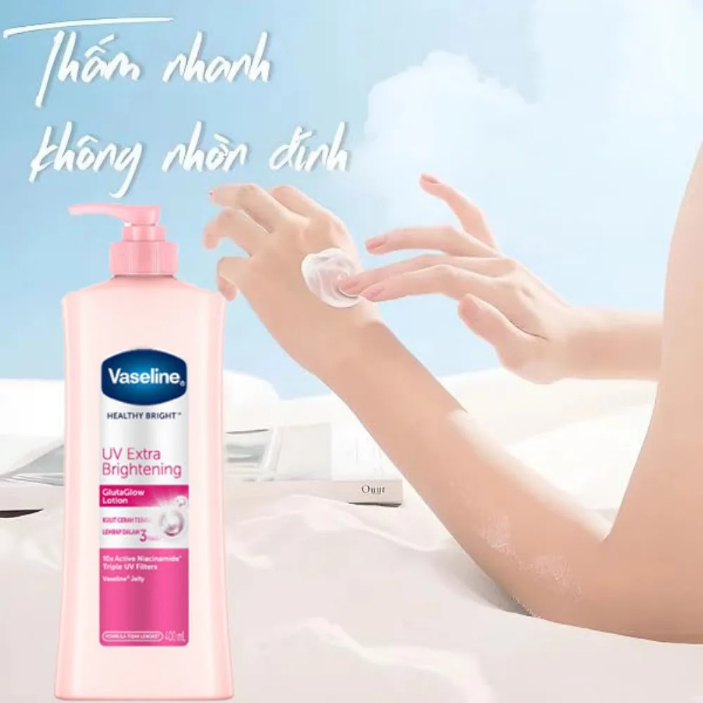 Vaseline Niacinamide Body Loti - Aha Bha Exfoliant ulasan dan harga
