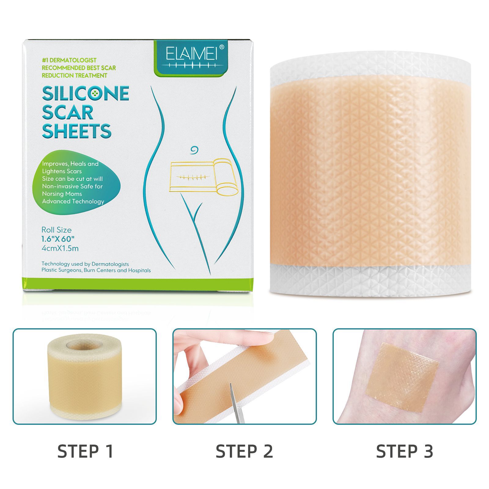 4cm X 150cm Silicone Scar Shee - Skincare X Beauty ulasan dan harga