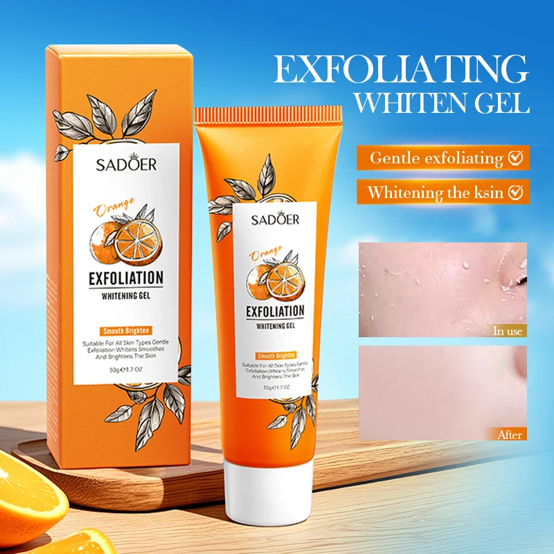 Orange Exfoliating Peeling Gel - Peptide Neck Cream ulasan dan harga