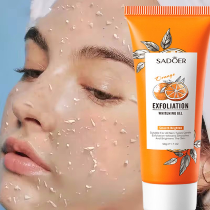 Orange Exfoliating Peeling Gel - Peptide Neck Cream ulasan dan harga