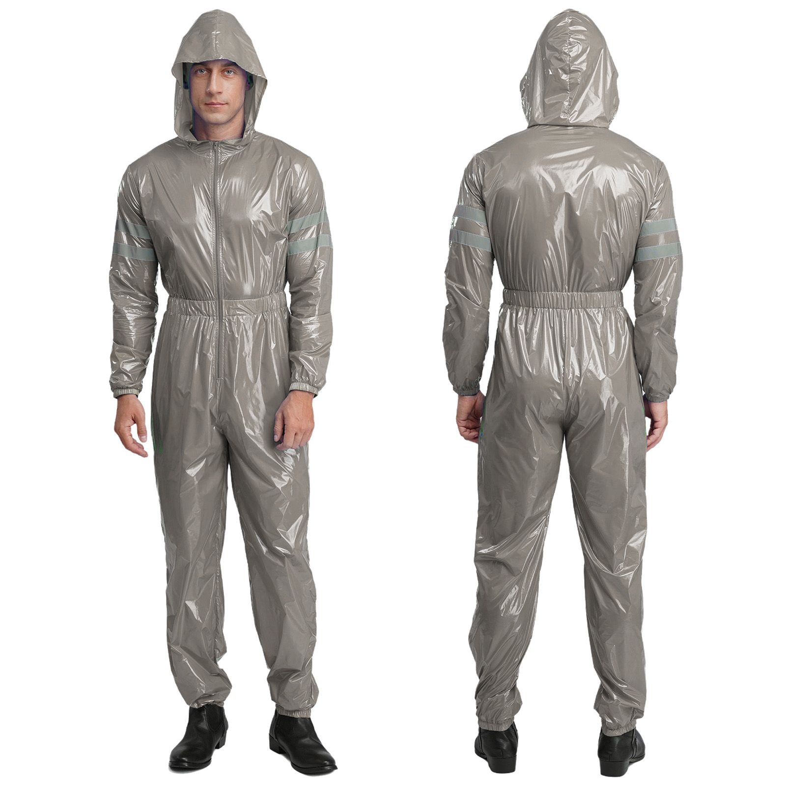 Men Long Sleeve Reflective Str - Skincare Viral ulasan dan harga