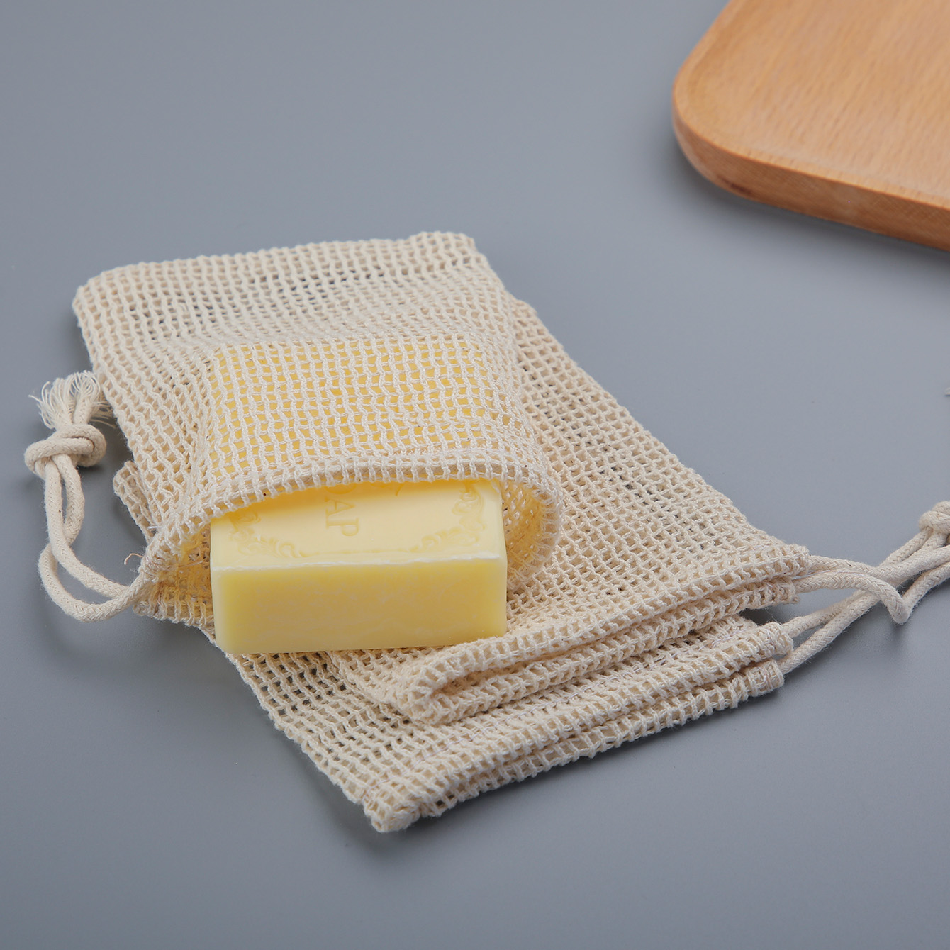 Natural Cotton Soap Saver Bag, - Skincare Oily Skin ulasan dan harga