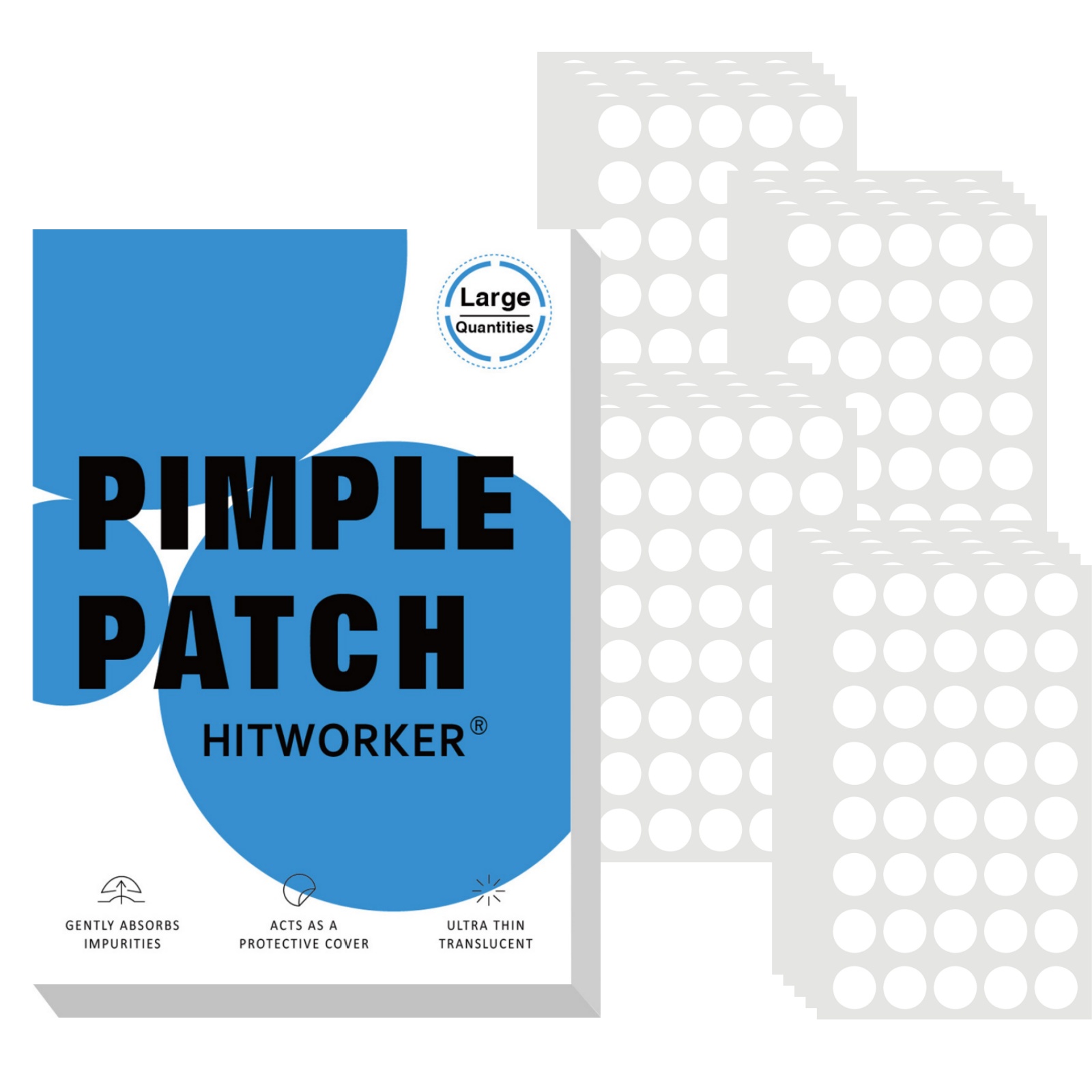 800Pcs Hydrocolloid Acne Pimpl - Hydrocolloid Acne Patch ulasan dan harga