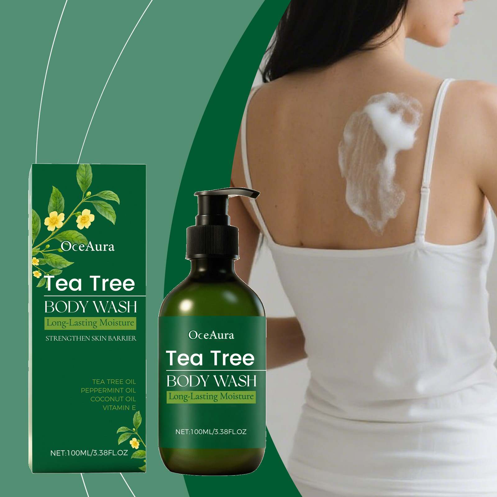 Tea Tree Refreshing Shower Gel - Aha Bha Exfoliant ulasan dan harga