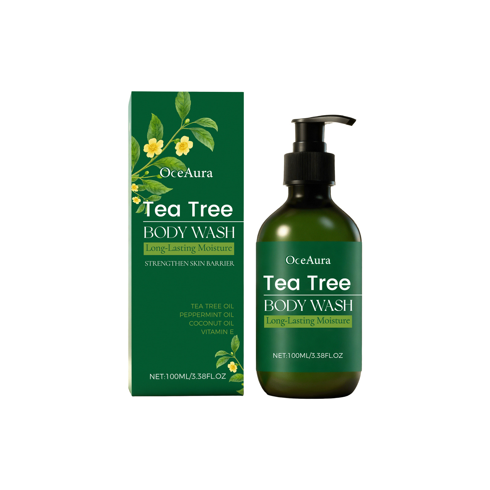 Tea Tree Refreshing Shower Gel - Aha Bha Exfoliant ulasan dan harga