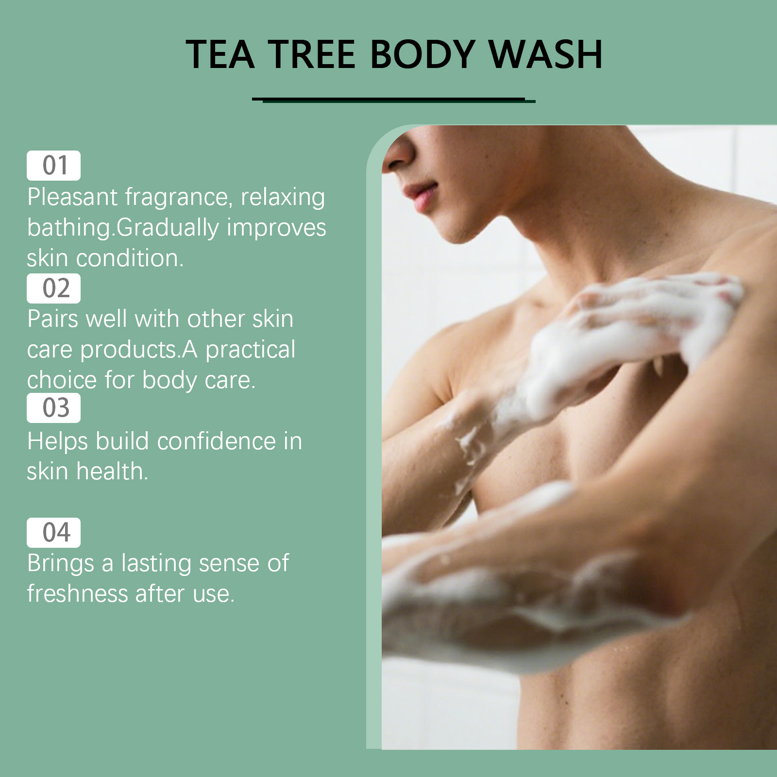 Tea Tree Refreshing Shower Gel - Aha Bha Exfoliant ulasan dan harga
