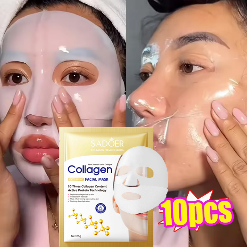 10PCS Collagen Anti Wrinkle Fa - Skincare Oily Skin ulasan dan harga